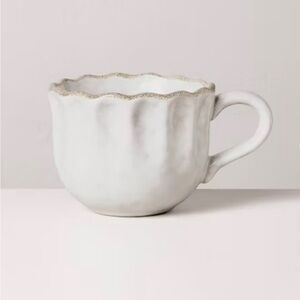 10oz Carved Edge Mug Cream - Hearth & Hand™ with Magnolia